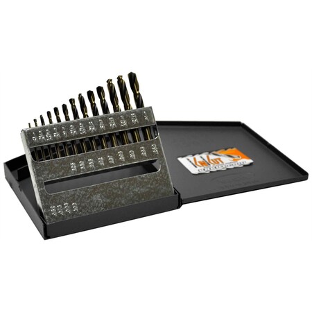 R W Thompson 13 Pc. Machine Lgth Drill Bit Set 1/6 - 1/4 13KK7